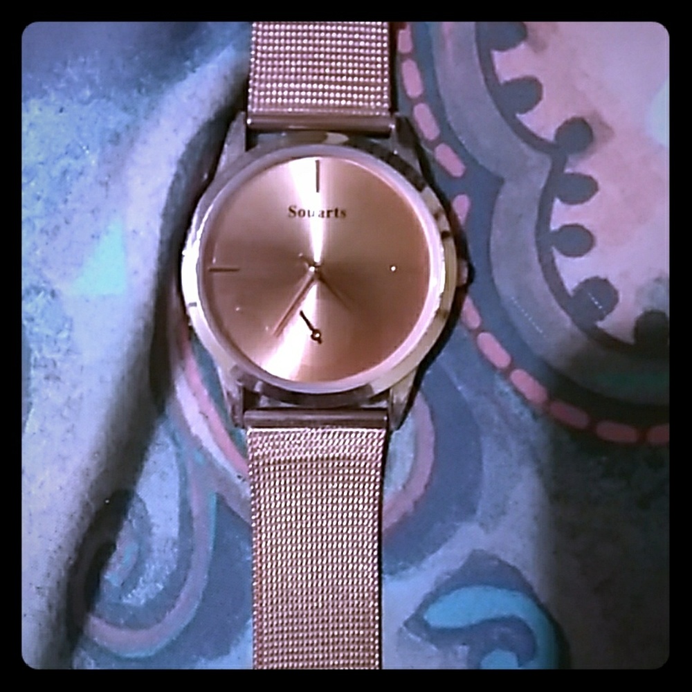 Souarts Rose Gold Watch (Free when you Bundle)